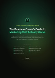Cover of the Marketing Handbook guide